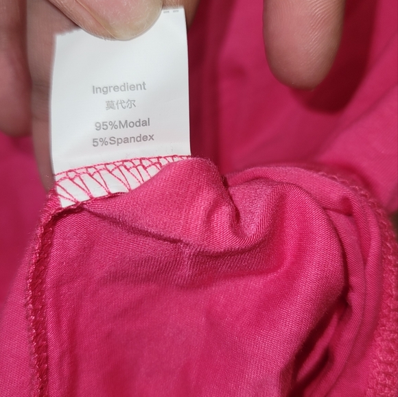 NWT Sheiugu Hot Neon Bright Pink Mock Turtleneck Long Sleeve Bodysuit Top - Picture 7 of 7